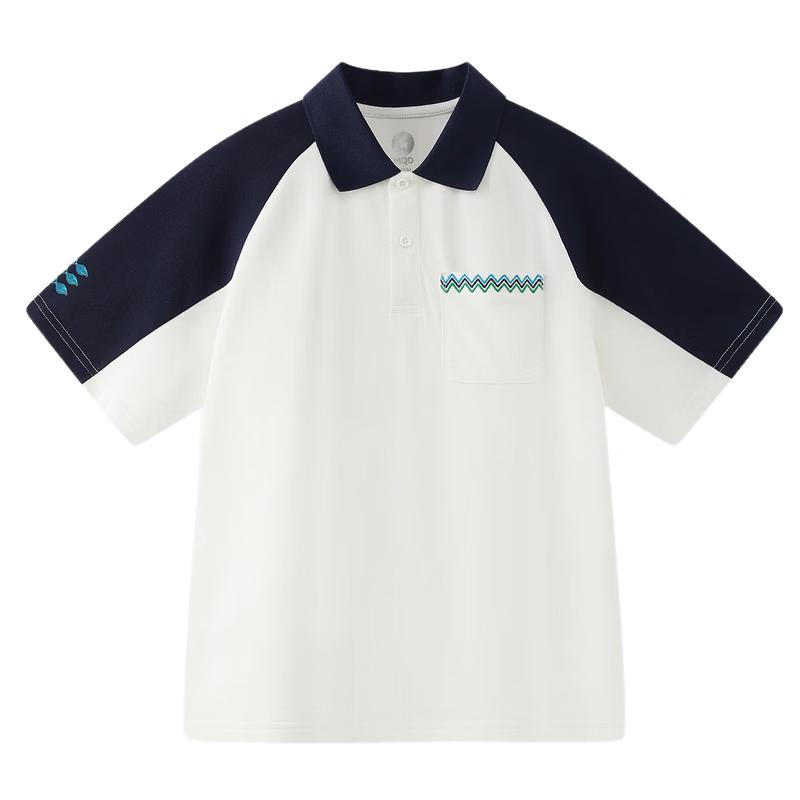 MQD Boys  Color-Block Polo T-Shirt 120