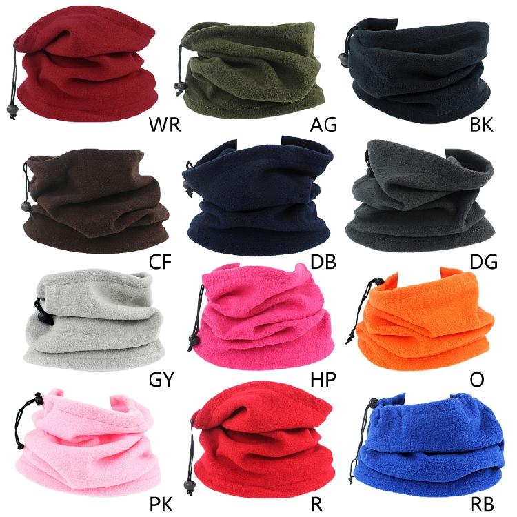 Unisex Polar Fleece Neck Warmer Windproof Winter Gaiter Cold Weather Face Mask