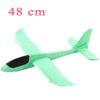 48cm Large EVA Foam Aircraft Toy Hand Throw Flight Glider Aircraft Airplane DIY Model Toy Throwing Roundabout Airplane Kid Gifts