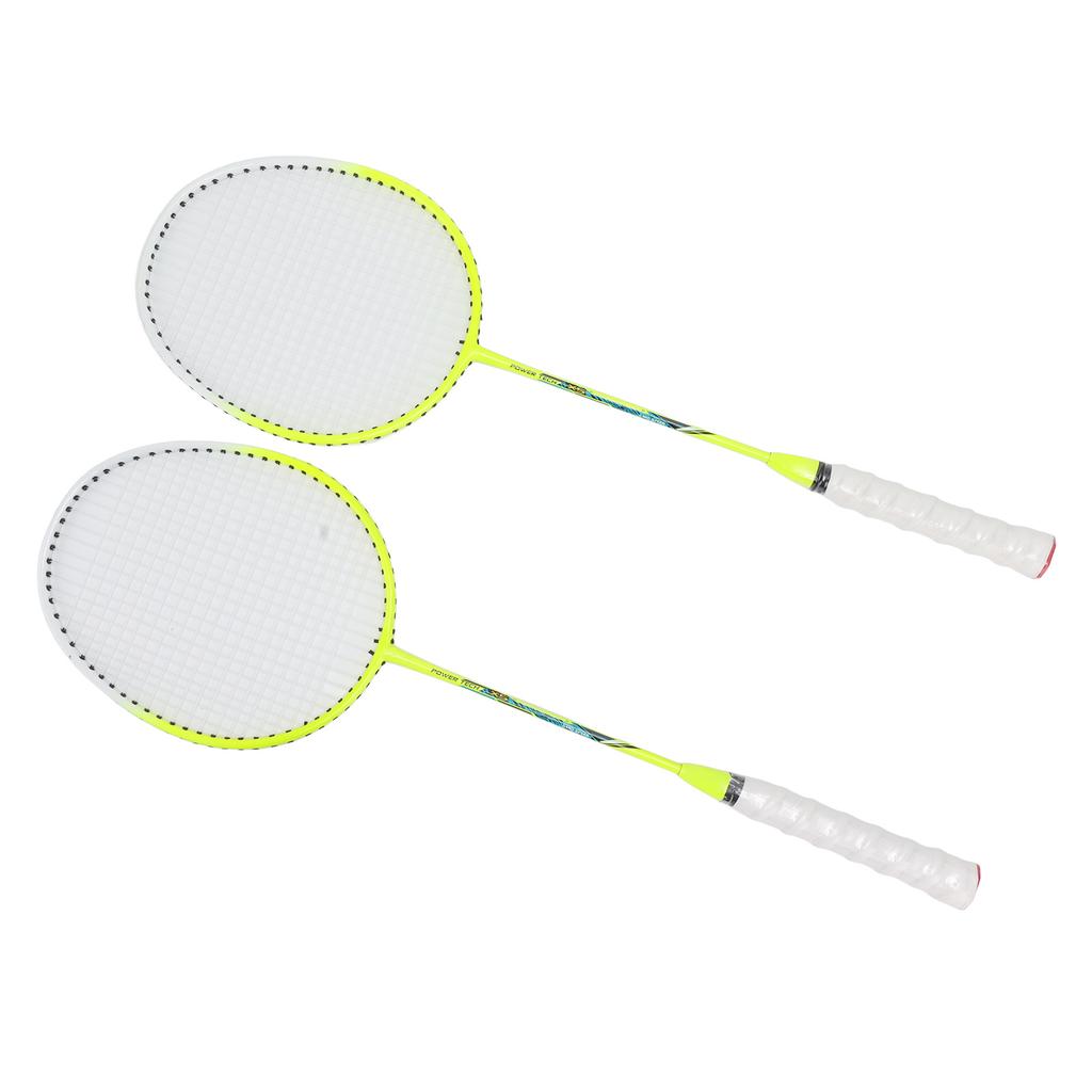 Badminton Rackets Set One Piece Racket Body Iron Alloy Nylon 12pcs Foam Plastic Badminton Sport Rackets Set