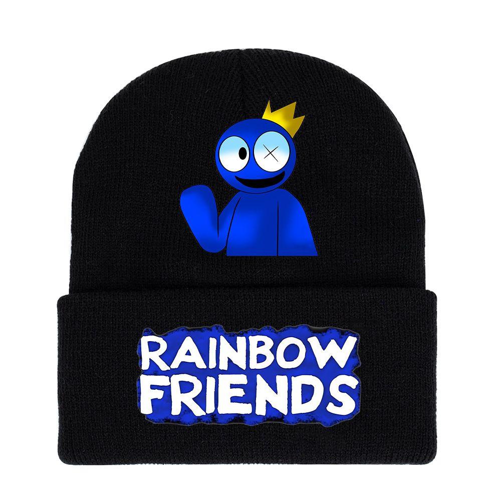 Roblox Rainbow Friends Strickmütze Weich und Warm Weihnachtsgeschenk für Männer und Frauen