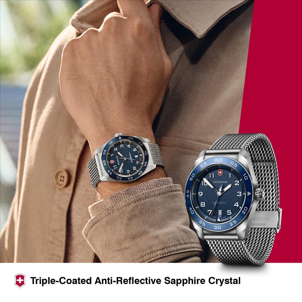 VICTORINOX Swiss Army Automatic 242045 warranty Watch, Blue, [ ] 5-year