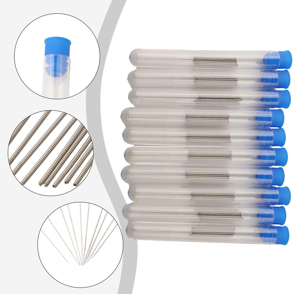 Stainless Steel Needles Nozzle Cleaning Needles Cleaning Hard-to-Reach Areas Flexible Cleaning Needles For 3D Printers