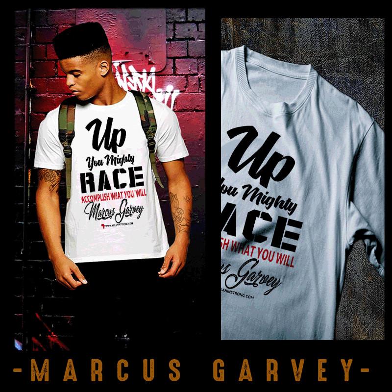 

Marcus Garvey T-Shirt Black History Month Panafrican Civil Rights leader tee M