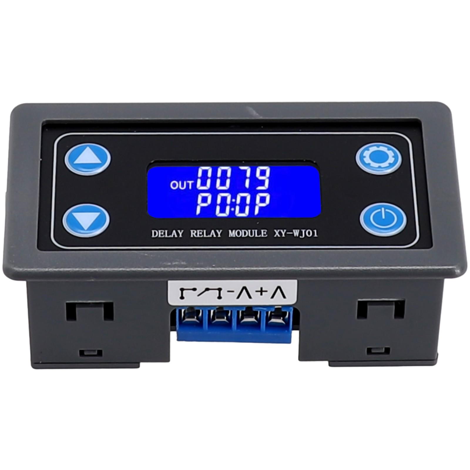 

DC12V LED Digital Delay Relay Module Programmable Timer Relay Controller