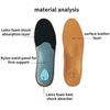 PU Leather Shoes Insole Foot Pad Health Foot Care Supplies Soft Sports Shoe Pad  Women