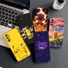 Soft Cover for Samsung Galaxy S25 S24 S23 FE Plus Ultra S7 Edge A16 A15 5G s25+ Coque Phone Case P-Pokemons GO Gengar P-Pikachus