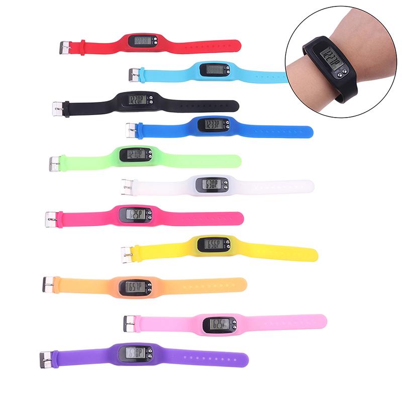 Orologio Digitale Braccialetto Sportivo da Corsa in Silicone Contapassi Calorie Passi