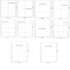 Multiple Pockets A4 Kpop Photocard Binder PP DIY Photo Album Refill Pages Transparent Card Stamp Die Jewelry Storage