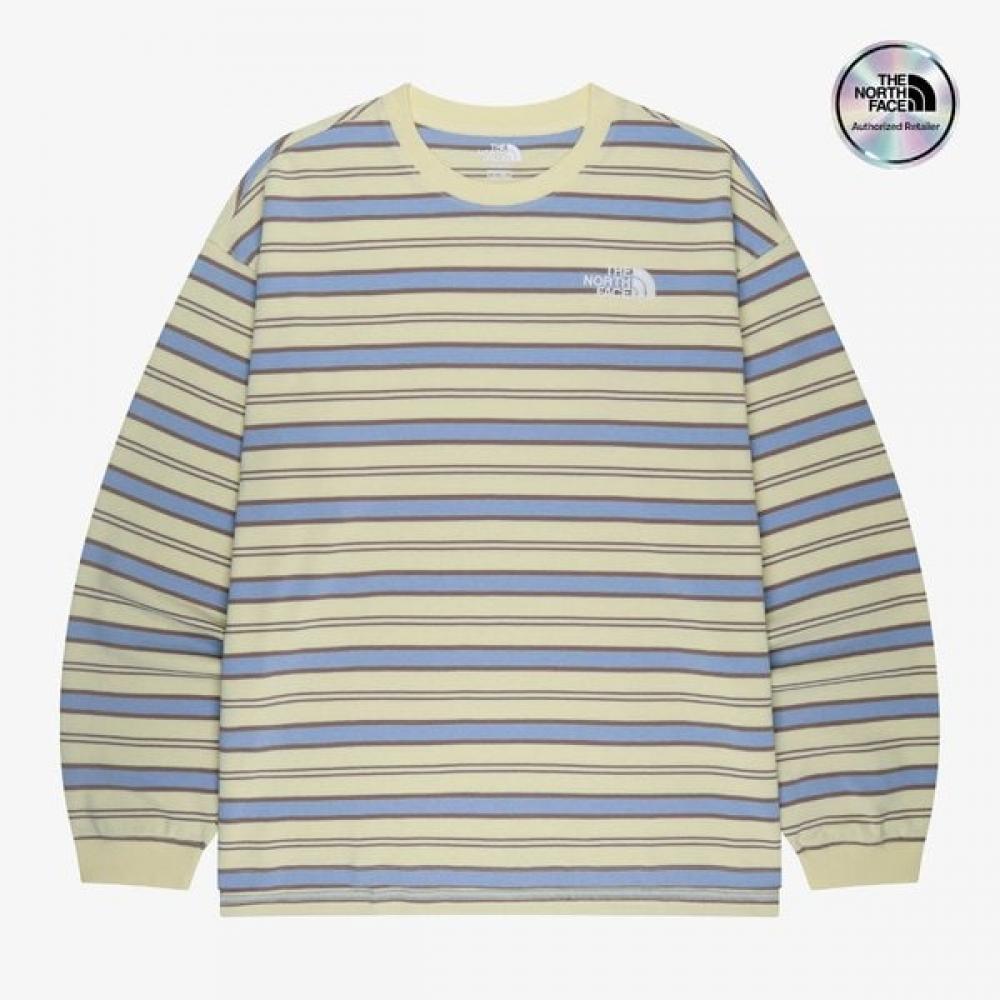The NorTh Face Long Sleeve T shirT Lemon nT7Ts03l LEMON/093