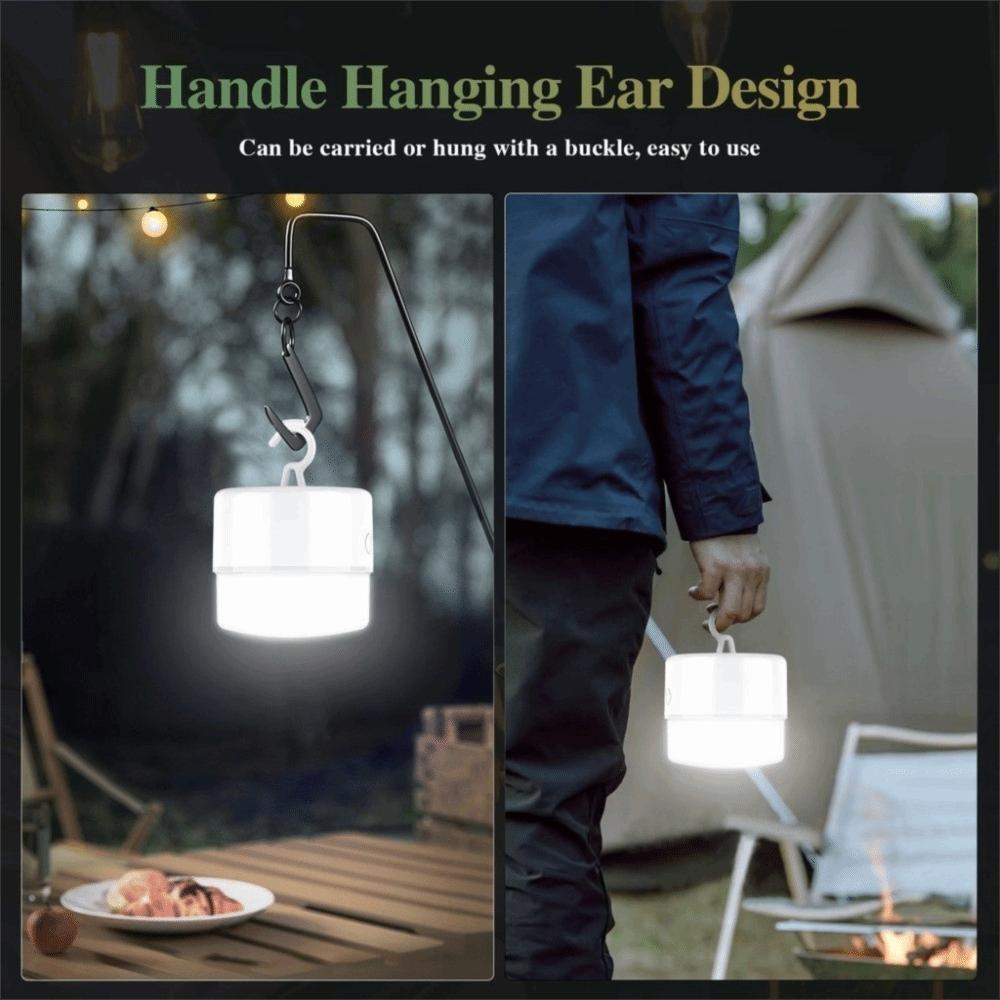 With Hook Tent Portable Lamp Hanging Emergency Light Portable Solar Camping Lantern  Working