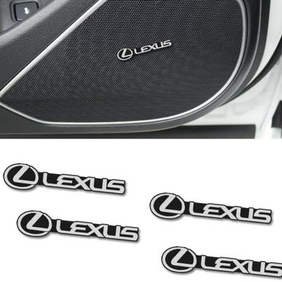 Car Audio Decorate 3D Aluminum Badge Emblem Stickers For IS250 IS200 CT200h GS300 LS430 RX450h LX570 IS300 ES RX LS IS NX