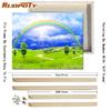 RUOPOTY Digital Natural Scenery Hand-Painted Art Gift Diy Digital Painting Set Room Decoration