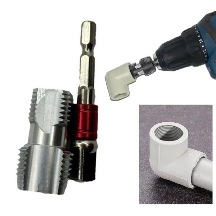 6.35mm Hexagonal Shank Hole Opener Electric Drill Adapter Water Pipe Expansion Adapter Power Tool Parts Easy To Use