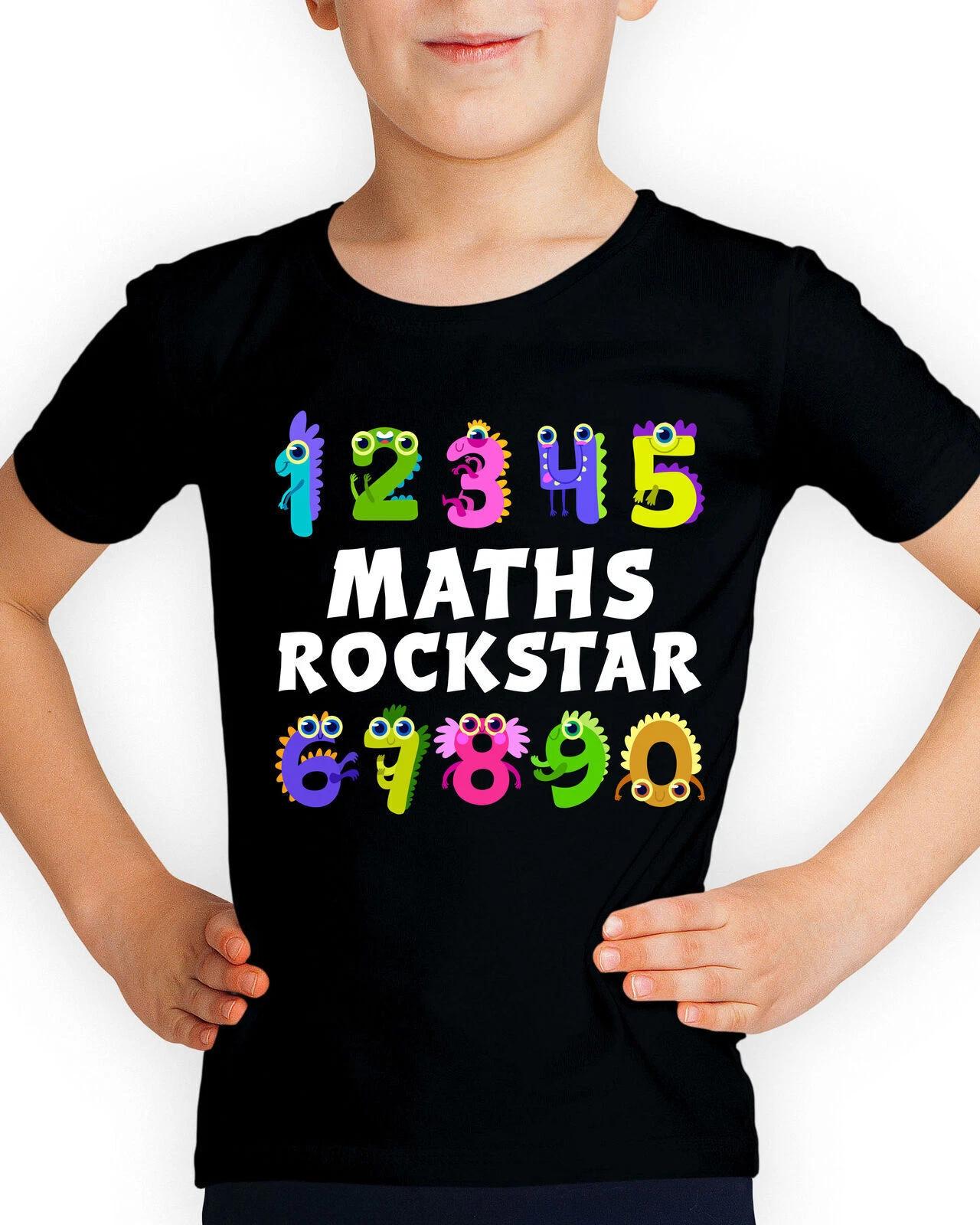 Numbers Day 2025 Maths Rockstar School Fun Funny Boys Girls Kids T-Shirts #DNE 150