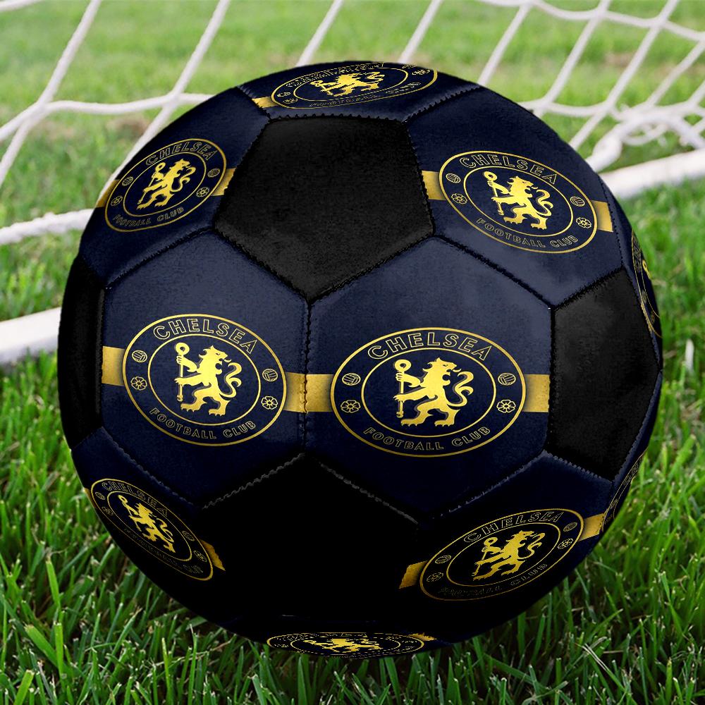 Chelsea Football Club Theme Size 5 Soccer Ball, Suitable for Both Indoor and Outdoor Matches, a Gift Suitable for Everyone.