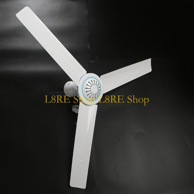 L8RE 220V 15,7 bis 47,2 Zoll Deckenventilator Stiller Elektrischer Hängeventilator für Esszimmer Bett