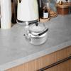 Portable Aluminum Teapot With Handle Lid Small Lightweight Kettle For Camping Coffee Pot Silver Metal Tea Boiling Water Filter