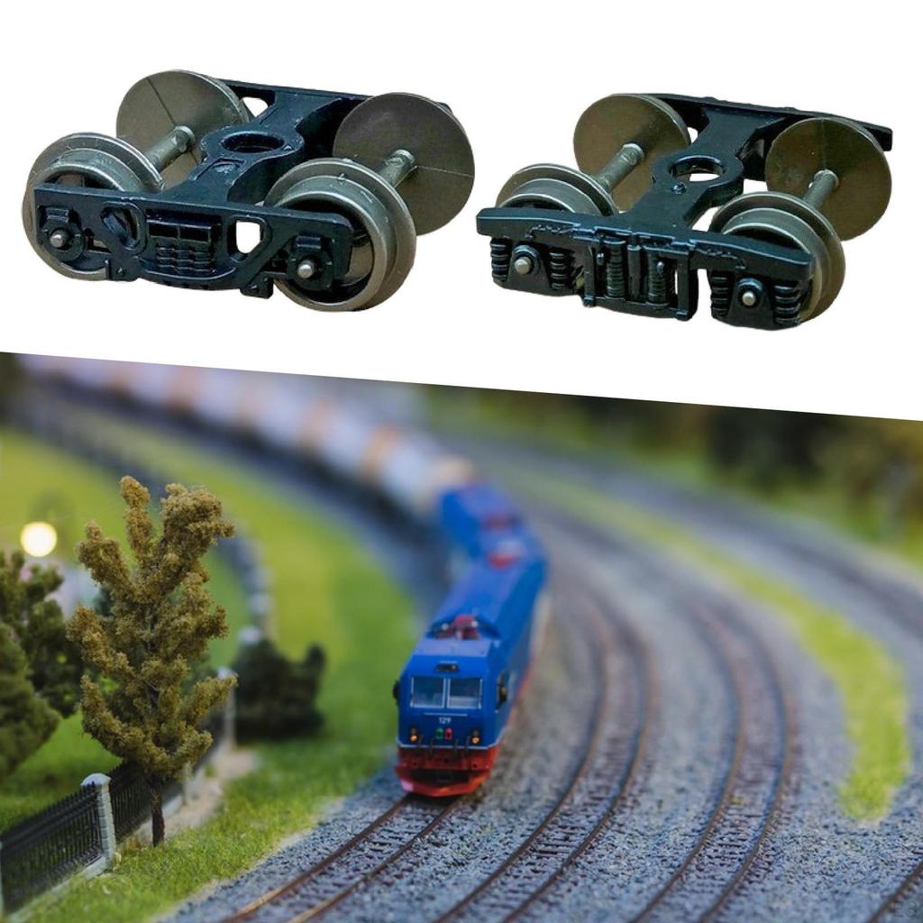 Modellbahnen Drehgestellrad 0,87 Zoll Innenbreite für 2,4 cm Spurweite Einfach zu installieren Wartung