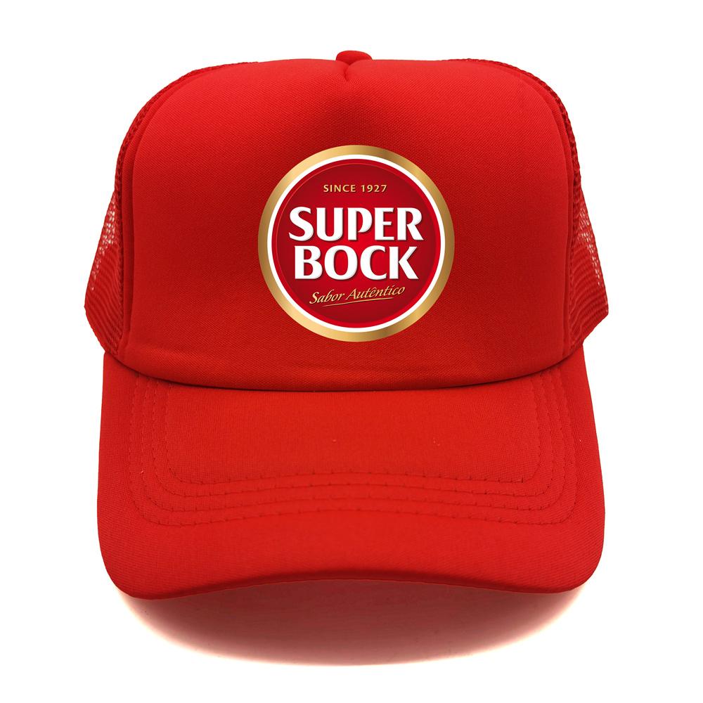 Berretto Trucker Super Bock Unisex Cappello Divertente Cappellino da Baseball Fresco Estivo Cappellini Unisex a Rete