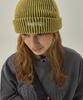MAGOODGAN Headwear 9316 Melange Mustard Knit Beanie