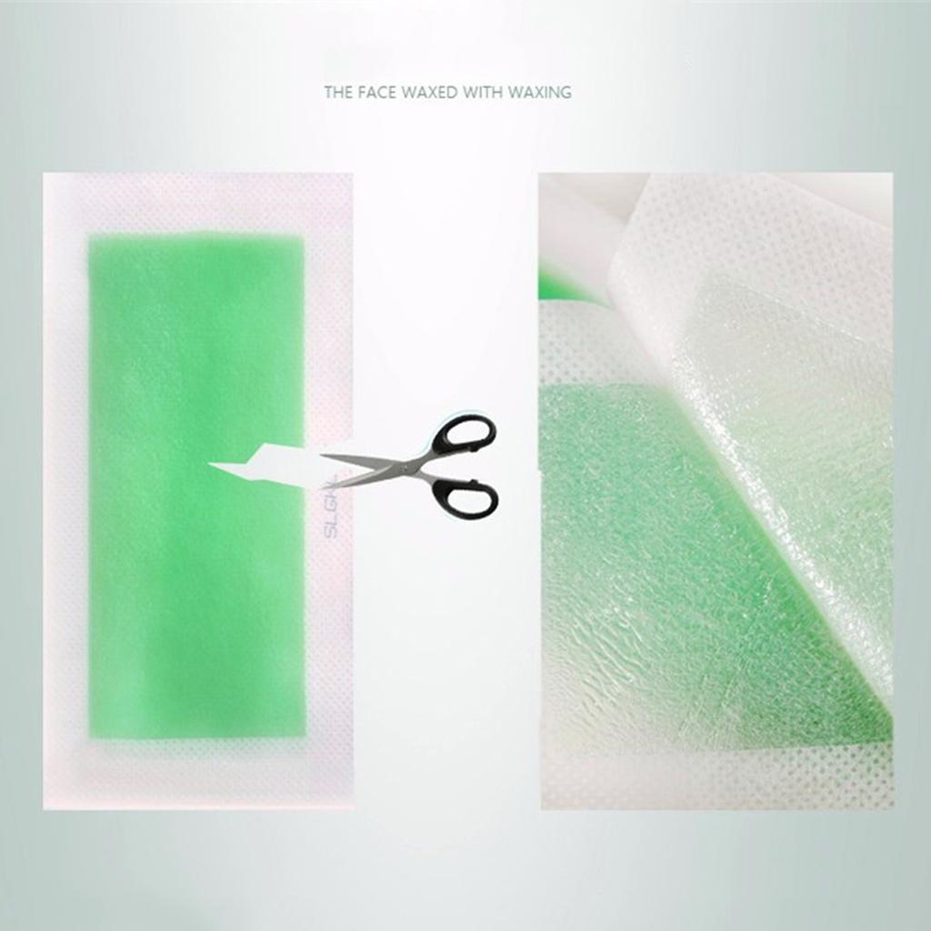 Hair Removal Wax Paper 2 Sided Handy Bikini Line Face Leg Armpit Body Gentle Sticker