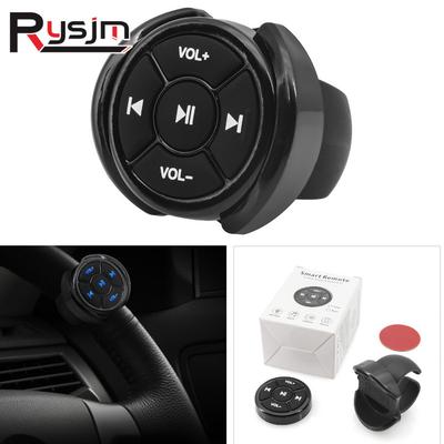 Pro auto motorku kolo volant bezdrátový kompatibilní s Bluetooth mediální tlačítko dálkový ovladač 5 tlačítek auto DVD přehrávač hudby