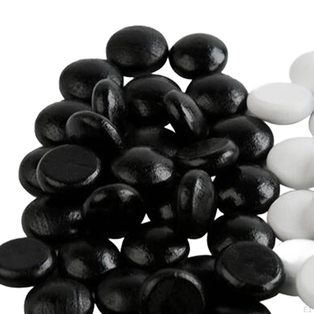 70 Pieces Gobang Beads,Go Game Stones,Go Board Playing for Go