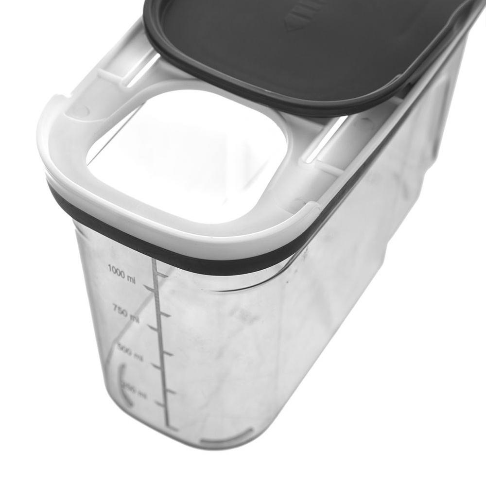 Pojemnik Kuchenny na Produkty z Dozownikiem Miarką Produkty Sypkie 1,8L