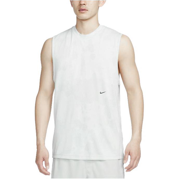 Nike Dri-FIT ADV A.P.S. Solid Logo Crew Neck Sleeveless Vest Men Tops White DX0929-100