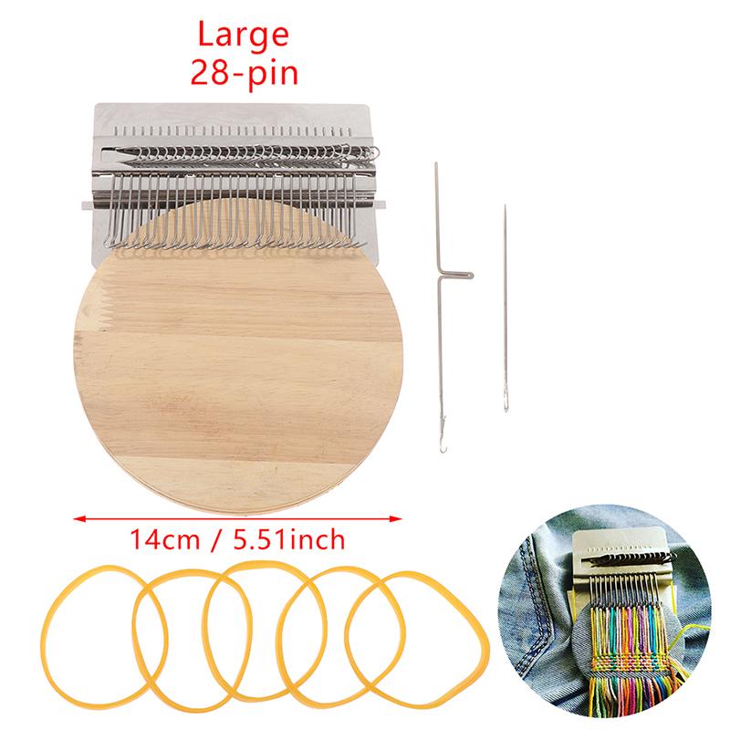 Mini Darning  Loom Machine DIY Apparel Sewing Small Loom Small Mender Loom For Darning Machine With Instructions Accessories