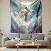 "Divine Ascension In Clouds" Patterned Tapestry Decorative Wall Hanging, Home Bedroom Living Room Decor