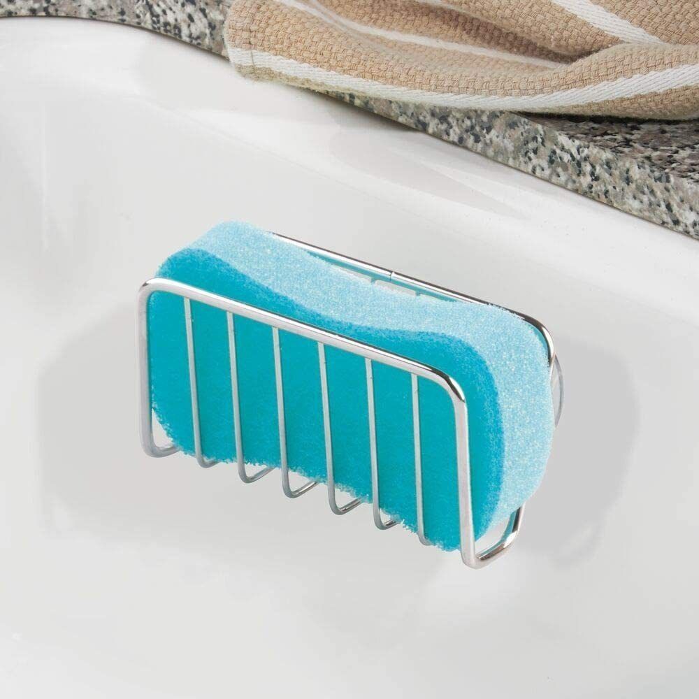 6 Colors Sink Shelving No-punch Sink Sponge Holder High quality Drain Storage Shelf  Kitchen