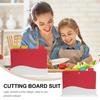 Color Coded Chopping Board Set Non-Slip Color Coded Board Set Anti Mildew Board  Kitchen Use