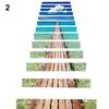 13 Teile/satz Stilvolle Stille Schritt Meer Landschaft Treppen Aufkleber Aufkleber Hause Dekoration