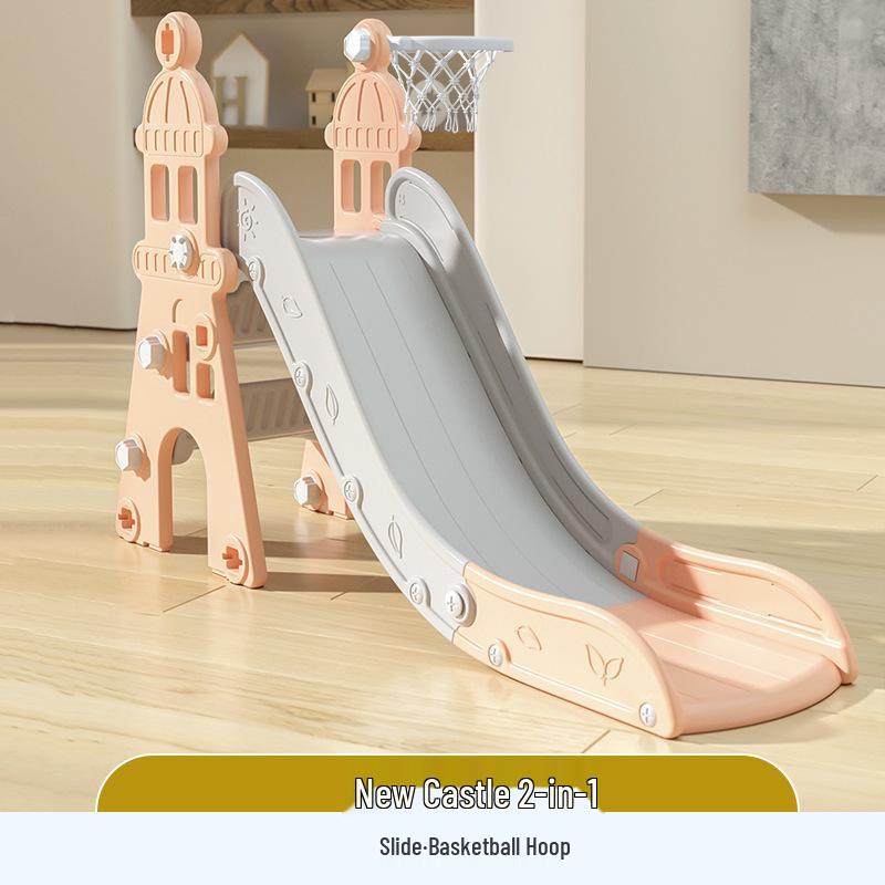 4-in-1 Indoor/Outdoor Kids Playset: Slide, Swing & More