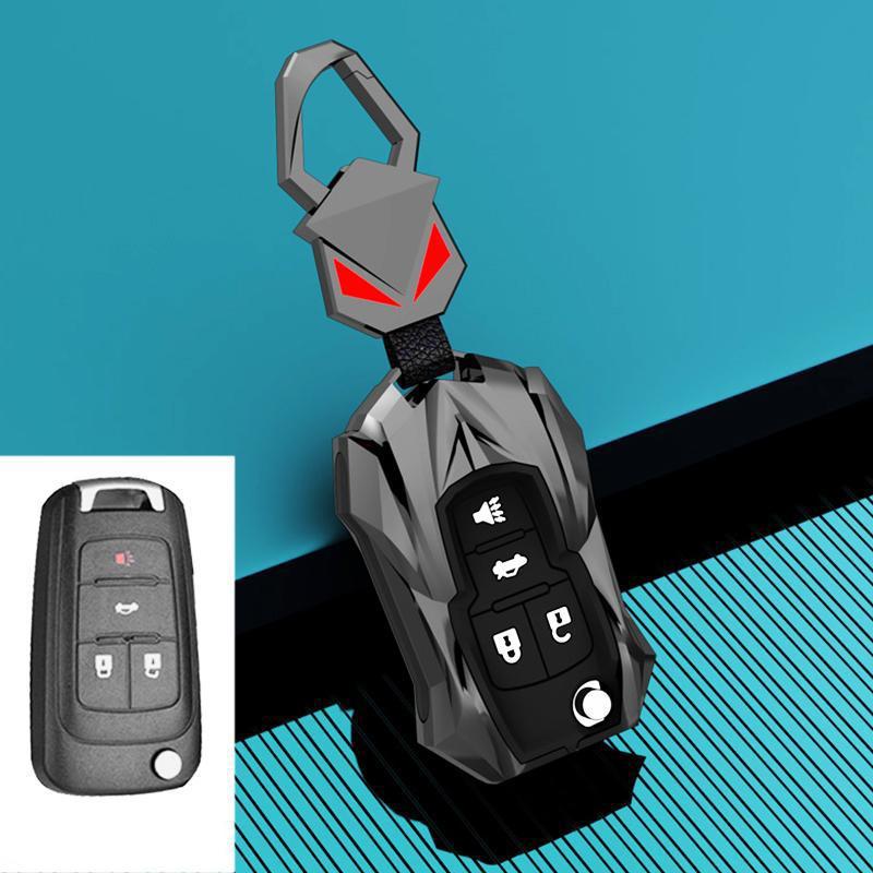 Zinc Alloy Car Remote Key Case Cover For Buick Chevrolet Cruze Aveo Trax Opel Astra Corsa Meriva Zafira Antara J