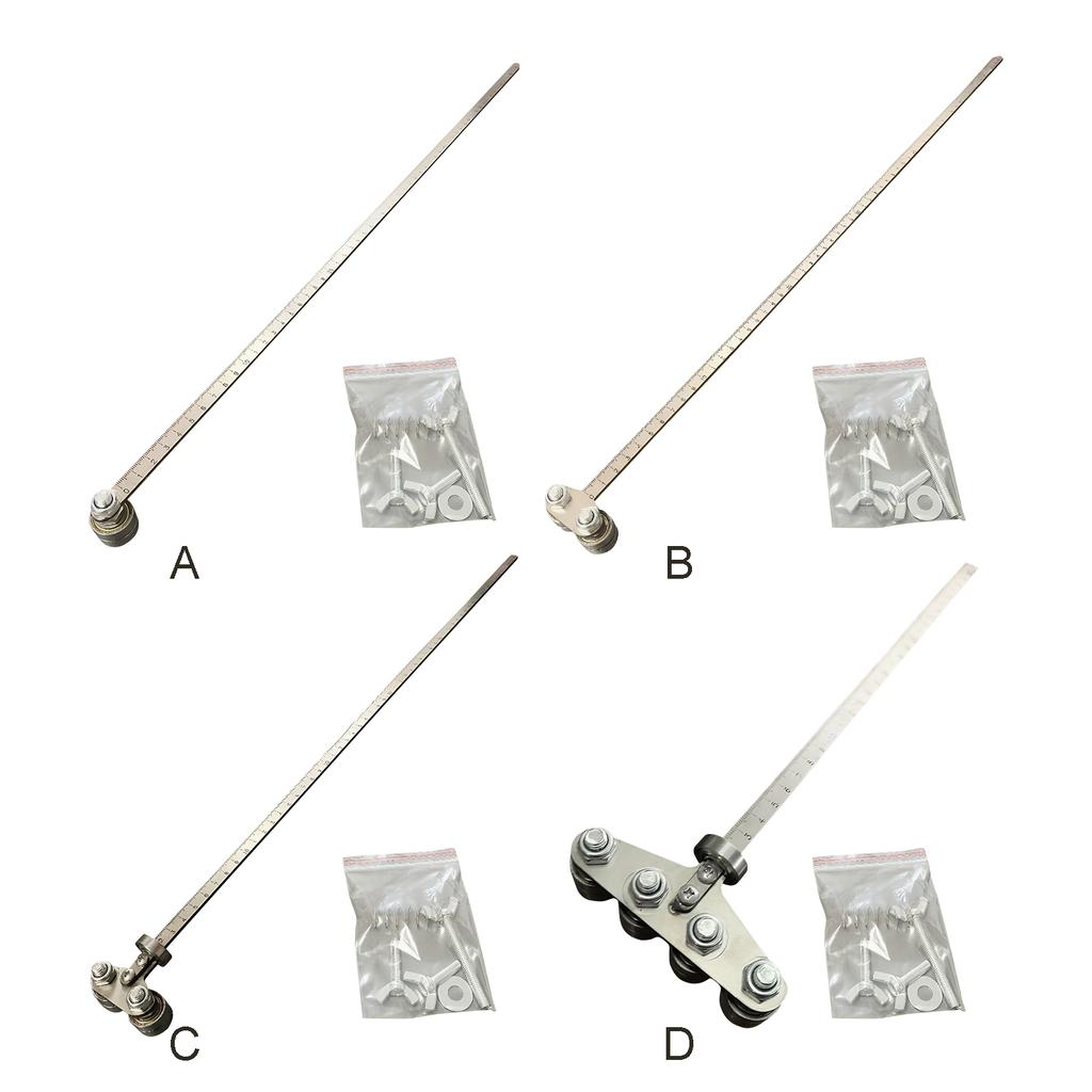 Circular Saw Guide Ruler Adjustable Precise Measurement Ruler Cutting Guide Backing Ruler Woodworking Board Cutting Tool