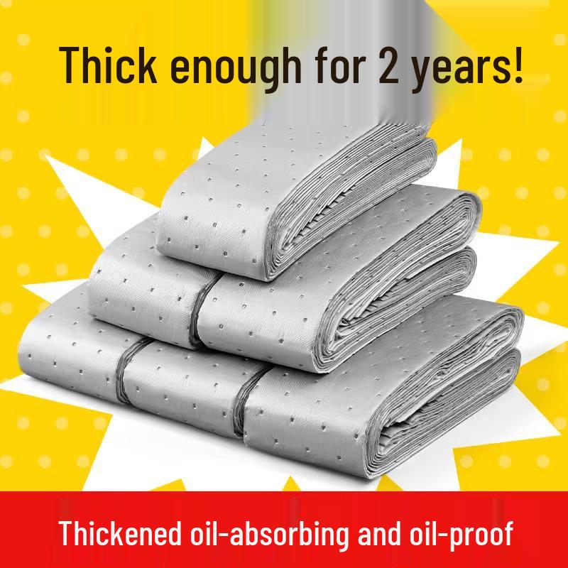 Thickened Grey Oil-Absorbing Paper Pad for Range Hood