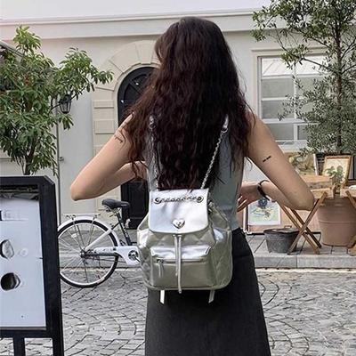 Nischen-Textur-Rucksack für Damen Pendler-Rucksack Modische Vielseitige Ins Fashion Eimertasche
