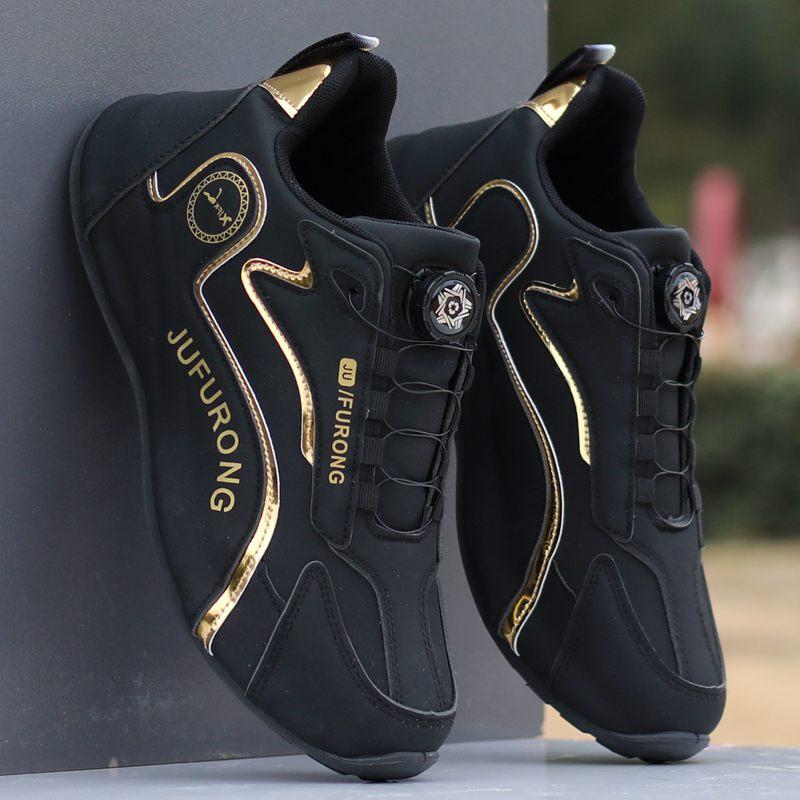 Spring and Autumn Waterproof Shoes Leather Trendy Shoes Versatile Trend Casual Fashion Sports Shoes 2024 Lightweight Soft Sole