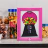 Candy Dispenser Picture Frame Wall Mount Candy Dispenser Hanging Handy Candies Frame Easy Restock Moisture Proof For Holiday