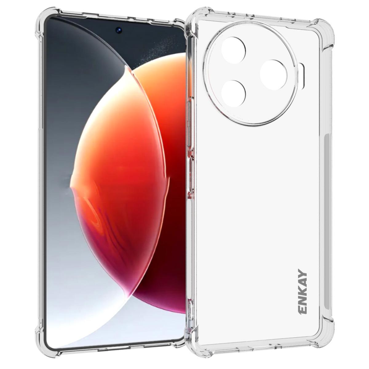 

ENKAY HAT PRINCE Чехол для TECNO Camon 30 Pro 5G Прозрачный ТПУ Чехол для телефона Усиленные углы A