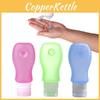 Silicone Solid Color Gel Portioning Bottles Travel Outdoor Lotion Shampoo Bottle
