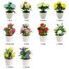 Multicolor Artificial Rose Bonsai Craft Photography Props Simulated Potted Flower Wedding Favors Scene Model
