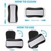 with Scrapper Fish Tank Brush Double-sided Algae Cleaning Wiper  Cleaning Tool