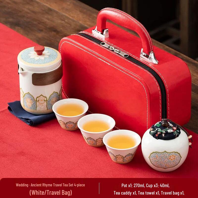 Portable Ceramic Travel Tea Set