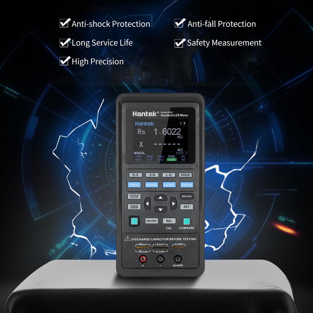 Buy Hantek 1832C Handheld LCR Meter LCR High Precision Tester