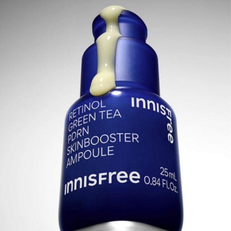 Innisfree Retinol Green Tea PDRN Skin Booster Ampoule 25ml