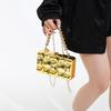 Women's Handbag Bags for Women 2025 Clutches Fashion Geometric Mini Party Evening Purse Crossbody Shoulder Bag Gold Box Clutch